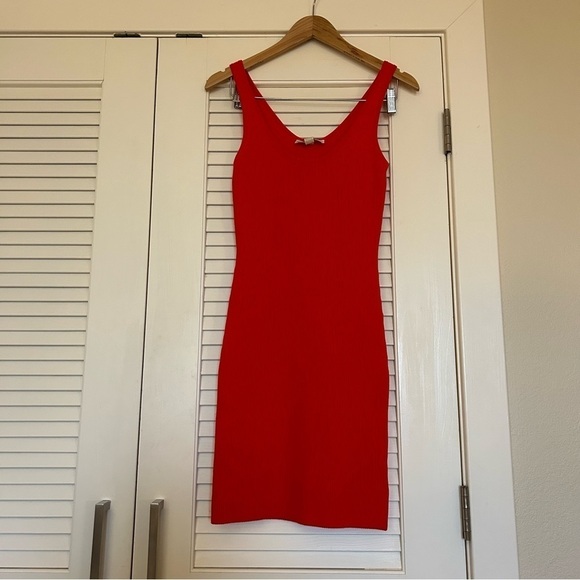 NWT Michael Kors Ribbed Stretch Viscose Tank Dress - Picture 5 of 7
